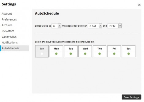 hootsuite autoschedule